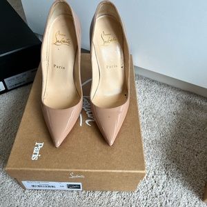 So Kate Christian Louboutin tan